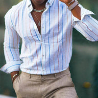 Fashion Printed Shirt Summer Menswear