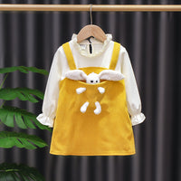 Bear Dress Spring New Children Korean Fashion