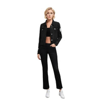 European And American Hole Lining Short Sleeve Women Women's Cowboy Coat