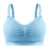 Women's Fashion Wireless Double Layer Seamless Detachable Breathable Bra