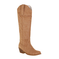 Western Cowboy Embroidered High-Heel Boots