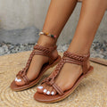 Bohemian Seaside Vacation Weaving Casual Beach Sandals