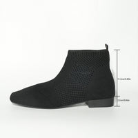 Plus Size Women's Boots Middle Tube Pointed Ankle Boots