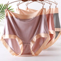 High Waist Satin Plus Size Underwear