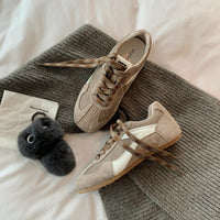 Genuine Leather Trend All-match Retro Casual Women's Shoes