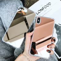 Anti-drop All-inclusive Soft Shell Airbag Mirror Mobile Phone Case