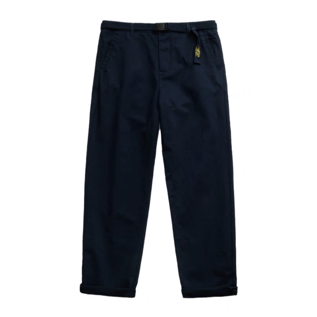 Pure Cotton Retro Workwear Baggy Straight Trousers Men