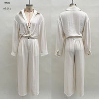 Two-piece Set Featuring A Long-sleeve Shirt With Pocket And Button Detailing