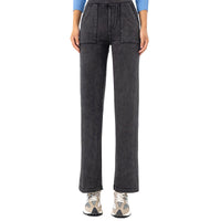Cargo Jeans Women's Retro High Waist Straight Wide Leg