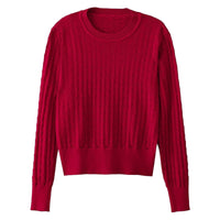 Early Spring Retro Hollow-out Bottoming Shirt Sweater