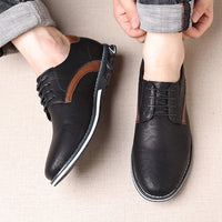 Lightweight casual leather shoes with straps for all seasons