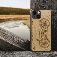Solid Wood Mobile Phone Glass Case
