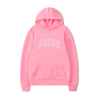New Letter Printed Boys' Hooded Sweater