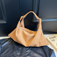 Pu Fabric Portable Shoulder Bag Versatile Simple Messenger Bag