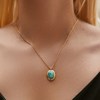 Retro Color-retaining Copper Necklace With A Chic Niche High-end Vibe