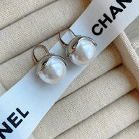 French Retro Mori Style Pearl Earrings