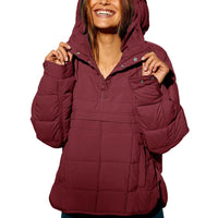 Hooded Cotton Coat Jacket Women