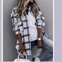 Women's Casual Button Fashion Shirt Coat