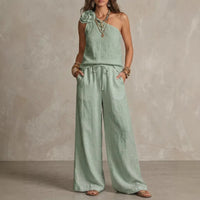 Sexy Urban-Style Loose-Fit Sleeveless Pantsuit