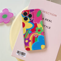 Ins Wind Flower Phone Case Bracket