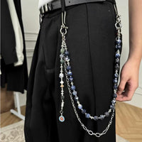 Men's Three-in-one Combination Waist Chain Cleanfit Phants Zipper