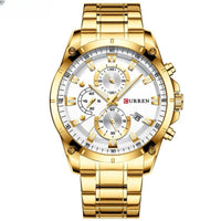 Multifunctional Six-pin Calendar Waterproof Quartz Watch