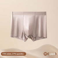 Light Luxury Satin Ice Silk High-End  Silk Antibacterial Mens Underwear