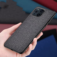 Mobile Phone Case Canvas Pattern Soft Edge Protective Cover Creative Back Shell