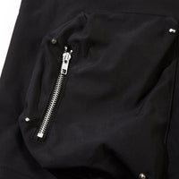 Functional Pocket Zipper Straight Shorts Men