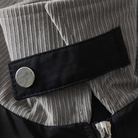 Street Multi-pocket Bomber Jacket Men's Contrast Color