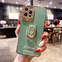 Electroplated Mobile Phone Shell Bear Bracket Fine Hole
