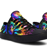 Fashion Printed Couple High Top Canvas Shoes
