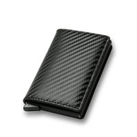 Portable Light Weight ID Credit Bank Card Holder Wallet Luxury Brand Men Women Anti Rfid Blocking Protected Magic Leather Slim Mini Small Money Wallets Case