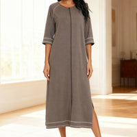 Comfortable Cardigan Womens Base-Layer Pajamas For Autumn And Winter