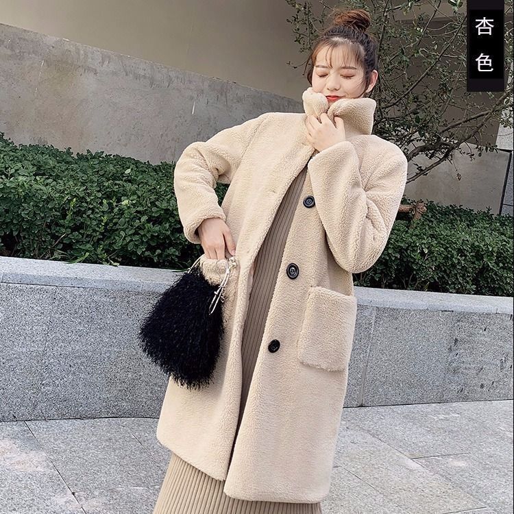 Fur Korean Style Particle Short Coat Overcoat Women