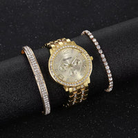 Unisex Three-piece Bracelet Watch