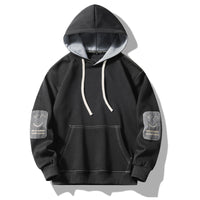 Mens Cotton Hoodie With Fleece Lining Loose Fit For Teens