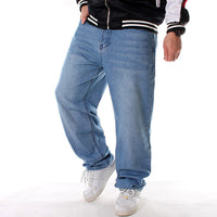 Plus Fat Plus Size Hip-hop Jeans Men's Trend