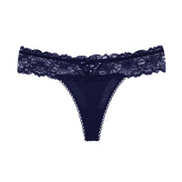 Low-rise Cutout Back-cross Sheer Lace Sexy Thong