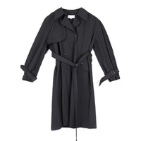 Extended-style Korean-style Casual Loose-fit Preppy Trench Coat