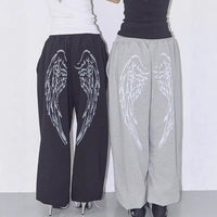 Loose-fit Retro Hip-hop Casual Pants For Women