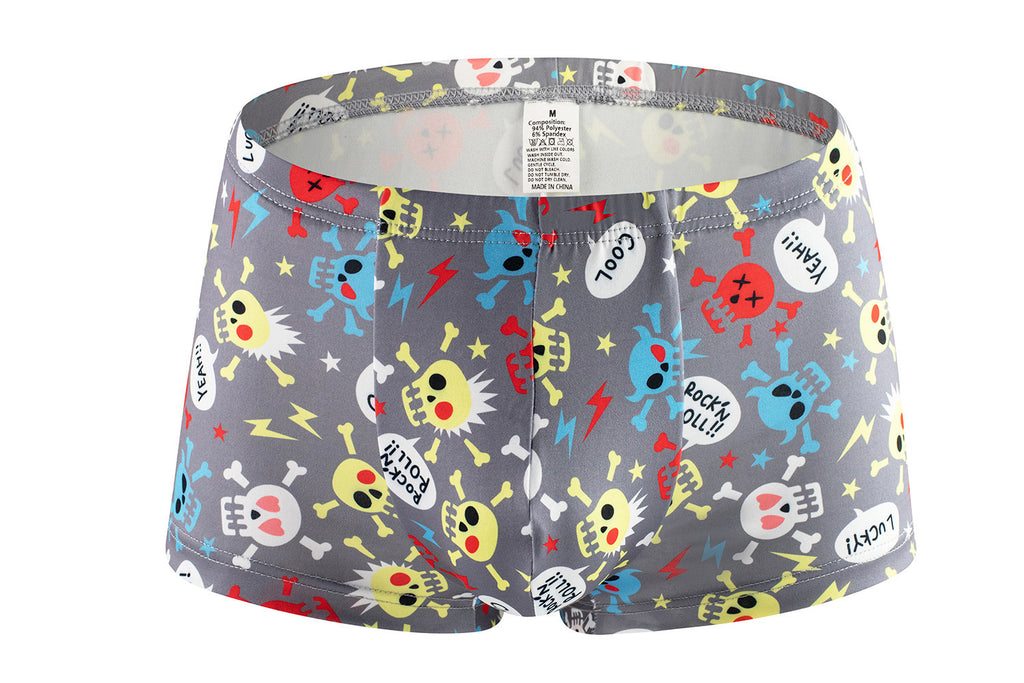 Polyester Personality Print Men's Underpants