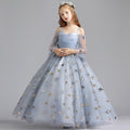 Children's Long Sleeve Puffy Princess Dress