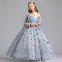 Children's Long Sleeve Puffy Princess Dress