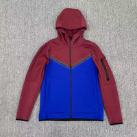 Chest Adhesive Tape Sleeve Arm Zipper Pocket Coat