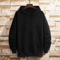 Solid Color Loose Casual Versatile Hooded Sweatshirt
