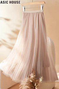 New High-end Mesh Skirt For Spring And Autumn
