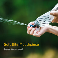 Sports Soft Water Bottle TPU Silicone Mouthpiece Water Bag
