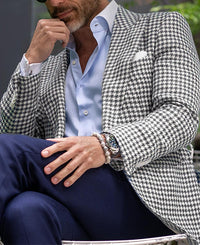 Men's Two-button Large Pocket Suit Jacket