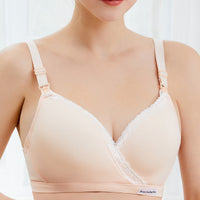 Cross Nursing Bra Without Steel Ring Double Buckle Pregnant Women